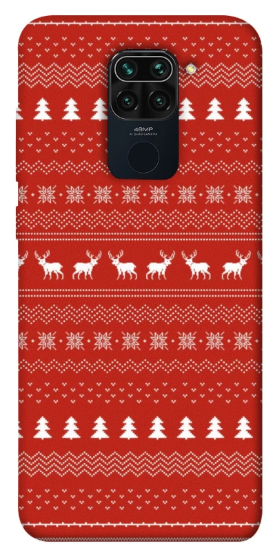 Чохол на Xiaomi Redmi Note 9 / Redmi 10X Новорічний v12 фото 1 з 1