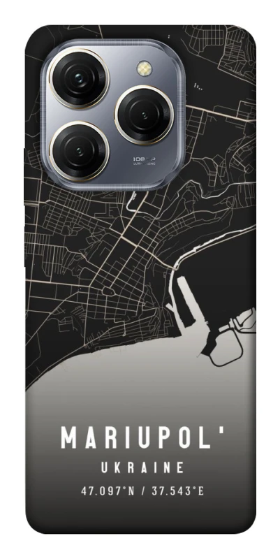 Чохол на TECNO Spark 20 Pro Mariupol map фото 1 з 1