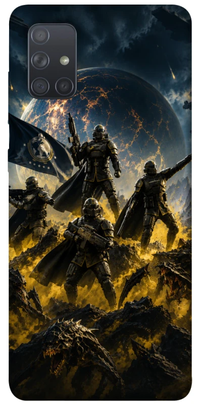 Чохол на Samsung Galaxy A71 HELLDIVERS фото 1 з 1