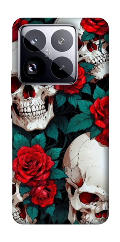 Чохол на Xiaomi 15 Pro skull and rose фото 1 з 1