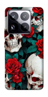 Чохол на Xiaomi 15 Pro skull and rose фото 1 з 1