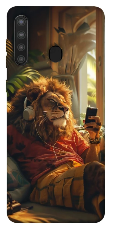 Чохол на Samsung Galaxy A21 Лев v2 фото 1 з 1