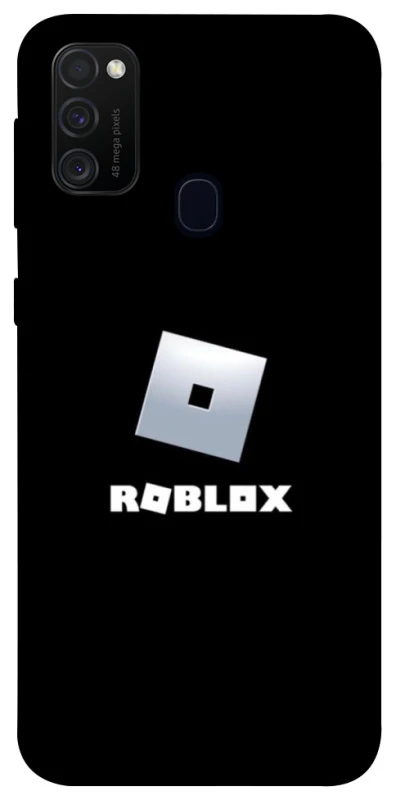 Чохол на Samsung Galaxy M21 Roblox logo black фото 1 з 1