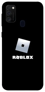 Чехол на Samsung Galaxy M21 Roblox logo black фото 1 из 1