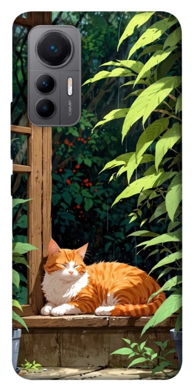 Чехол на Xiaomi 12 Lite red cat фото 1 из 1