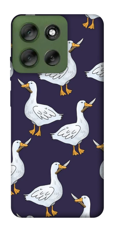 Чехол на Motorola Moto G56 5G Гуси с претензией фото 1 из 1