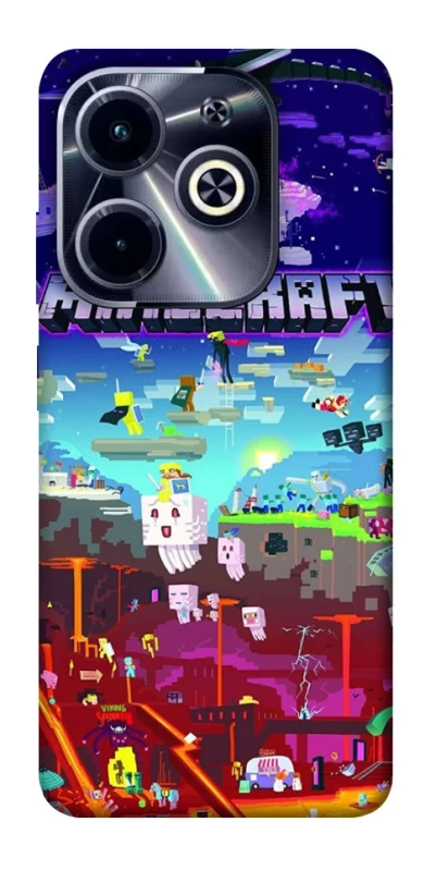Чохол на Infinix Hot 40i Minecraft world фото 1 з 1