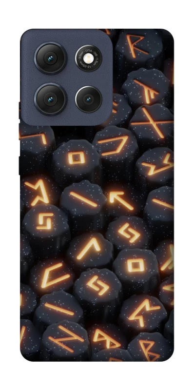 Чехол на Motorola Moto G86 Огненые руны фото 1 из 1