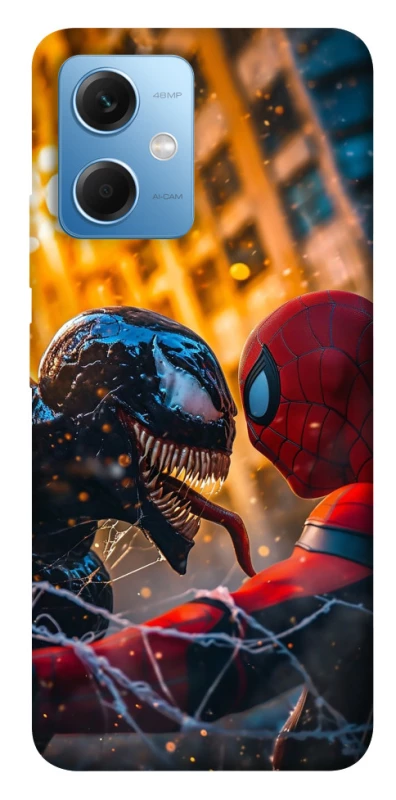 Чехол на Xiaomi Poco X5 5G Venom vs Spiderman фото 1 из 1