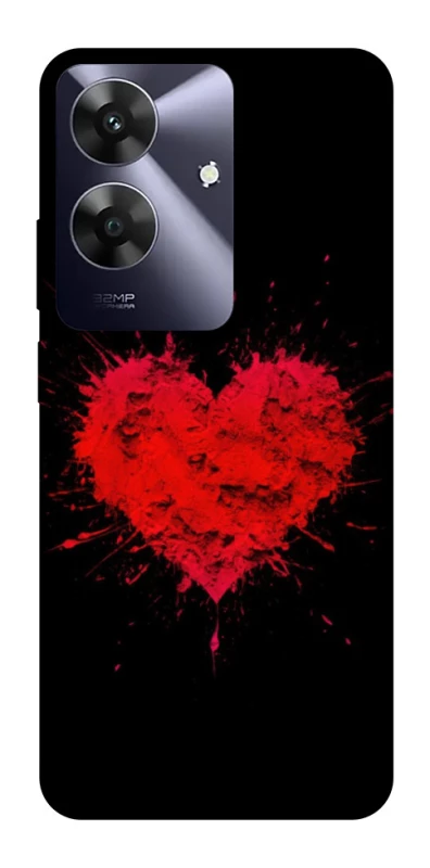 Чохол на Realme Note 60 Splash heart фото 1 з 1