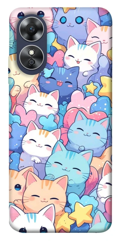 Чехол на Oppo A17 Funny Kittens ver.3 фото 1 из 1