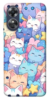 Чехол на Oppo A17 Funny Kittens ver.3 фото 1 из 1