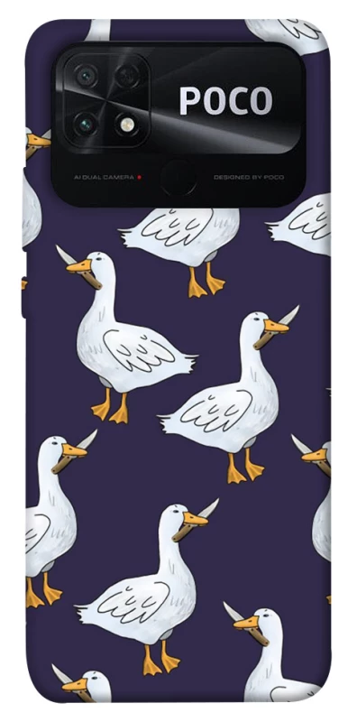 Чохол на Xiaomi Poco C40 Гуси з претензією фото 1 з 1