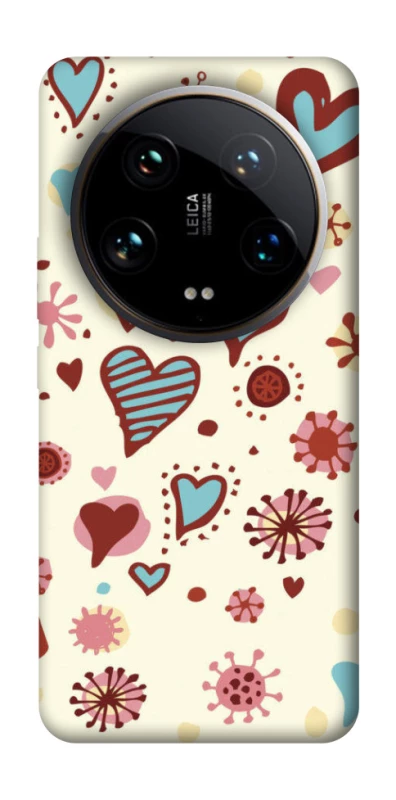 Чохол на Xiaomi 14 Ultra Pretty hearts фото 1 з 1