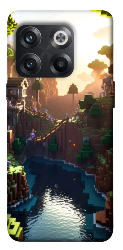 Чехол на OnePlus 10T Minecraft sunset фото 1 из 1