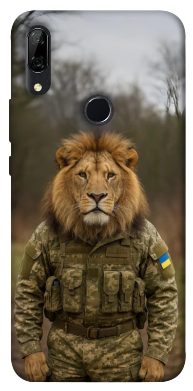 Чехол на Huawei P Smart Z Лев защитник фото 1 из 1