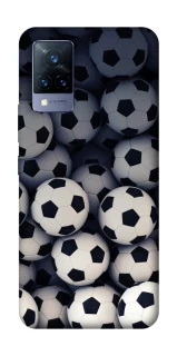 Чехол на Vivo V21 Футбольные мячи фото 1 из 1