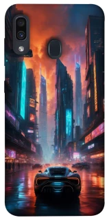 Чехол на Samsung Galaxy A20 / A30 Cyber city фото 1 из 1