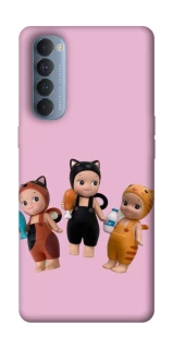 Чохол на Oppo Reno 4 Pro Cat Cafe Trio фото 1 з 1