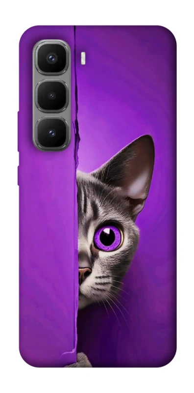 Чехол на Infinix Hot 60 Pro+ Кот-подглядыватель фото 1 из 1