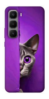 Чехол на Infinix Hot 60 Pro+ Кот-подглядыватель фото 1 Чехол на Infinix Hot 60 Pro+ Кот-подглядыватель фото 1 из 1