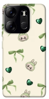 Чехол на Tecno Spark Go 2023 Labubu Green Heart фото 1 из 1