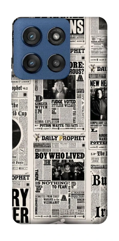 Чохол на Motorola Edge 60 Stylus Harry Potter newspaper фото 1 з 1