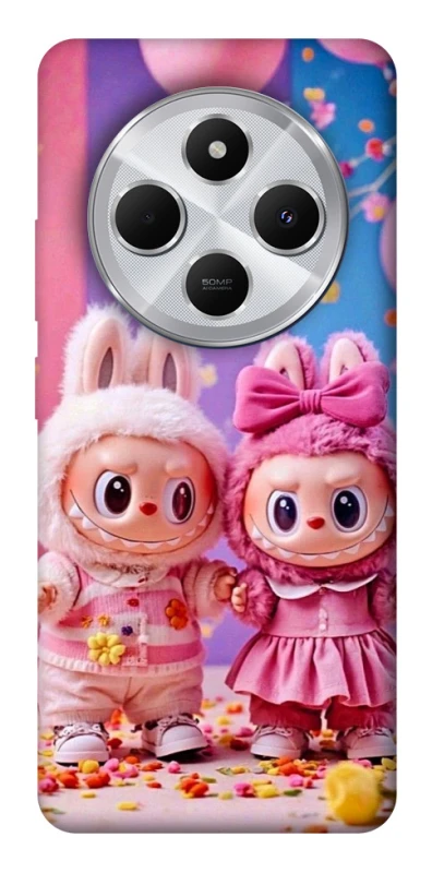 Чохол на Xiaomi Redmi 14C / Poco C75 Labubu twins ver.2 фото 1 з 1