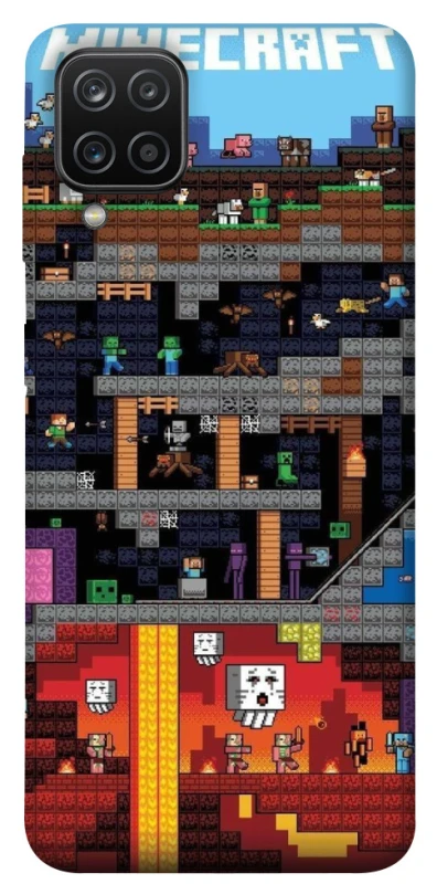 Чохол на Samsung Galaxy A12 Minecraft фото 1 з 1