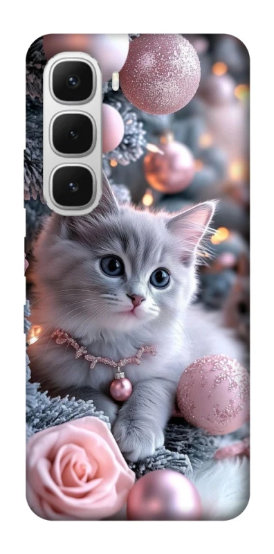 Чохол на Infinix Hot 60i Christmas Kitty фото 1 з 1