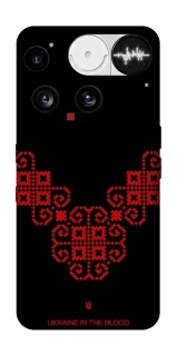 Чехол на Nothing Phone (3) Черно-красная вышиванка фото 1 из 1