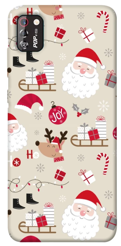 Чохол на TECNO POP 4 Pro Новорічний v1 фото 1 з 1