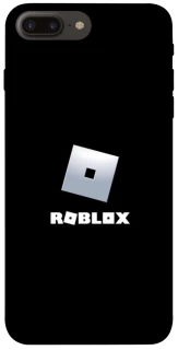 Чехол на Apple iPhone 7 plus / 8 plus Roblox logo black фото 1 из 1