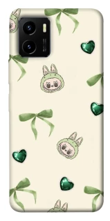 Чохол на Vivo Y15s Labubu Green Heart фото 1 з 1
