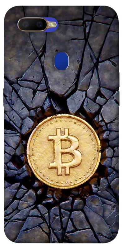 Чохол на Oppo A5s Bitcoin cracks фото 1 з 1