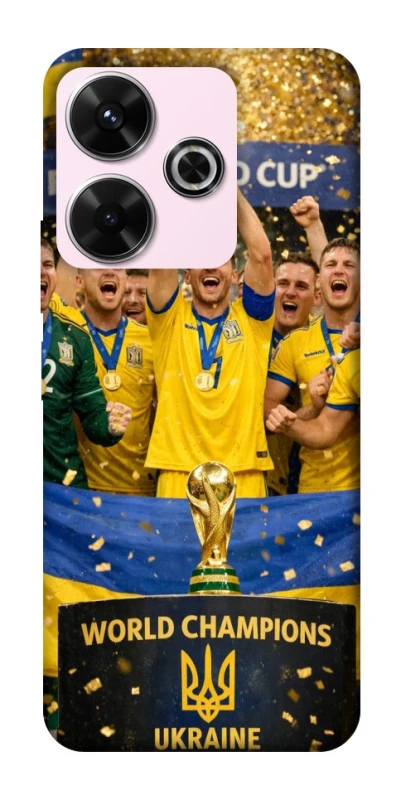 Чехол на Xiaomi Poco M6 4G UA-Football ver.5 фото 1 из 1