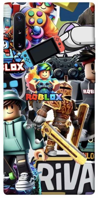 Чохол на Samsung Galaxy Note 10 Plus Roblox collage ver.1 фото 1 з 1