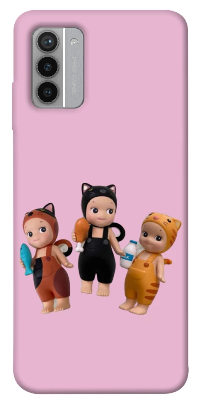 Чохол на Nokia G42 Cat Cafe Trio фото 1 з 1