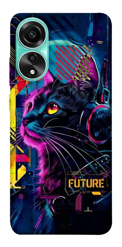 Чохол на Oppo A78 4G Cyber Cat v2 фото 1 з 1