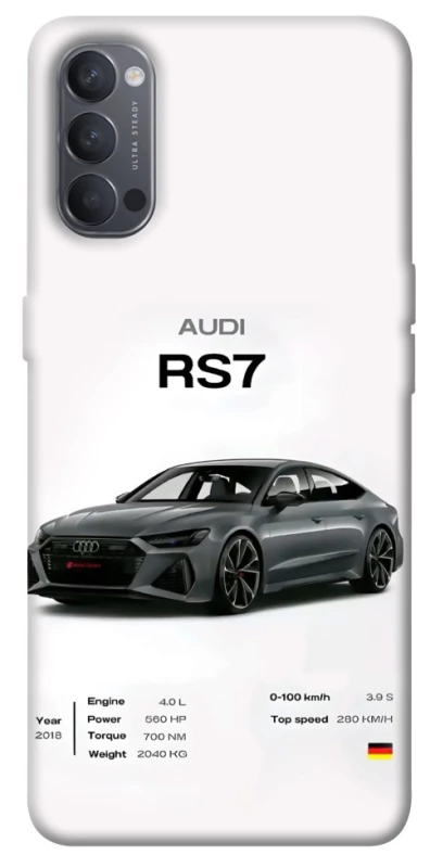 Чехол на Oppo Reno 4 Audi RS7 фото 1 из 1