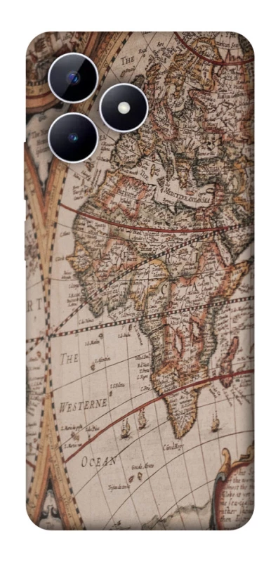 Чехол на Realme Note 50 5G Карта путешествий фото 1 из 1