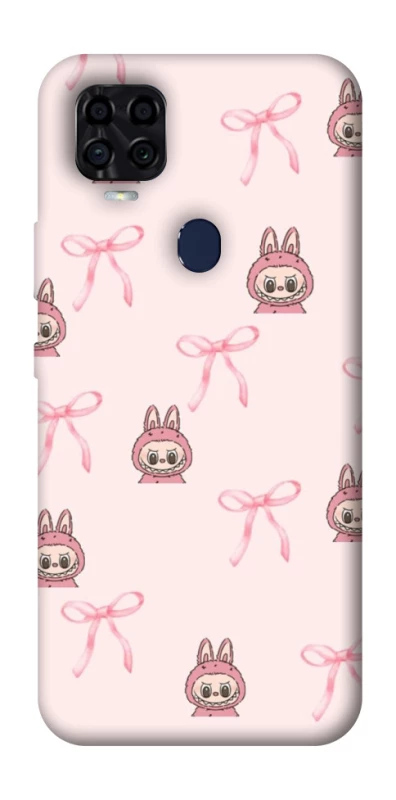 Чехол на ZTE Blade v2020 Pink bows and Labubus фото 1 из 1