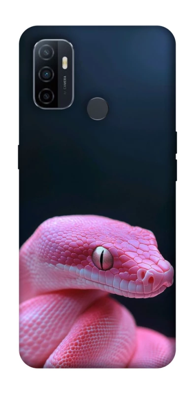 Чохол на Oppo A53 / A32 / A33 Рожева змія фото 1 з 1