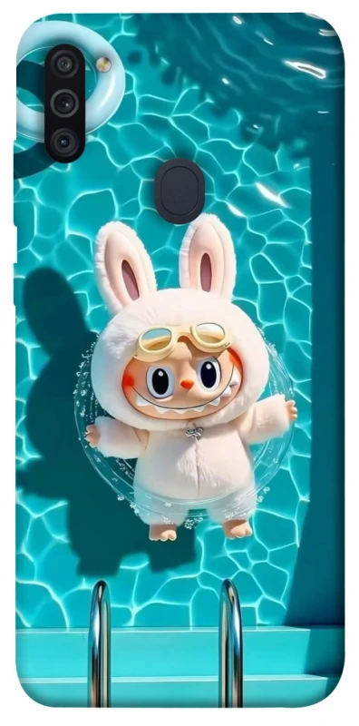Чохол на Samsung Galaxy M11 Labubu in the pool ver.2 фото 1 з 1