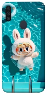 Чехол на Samsung Galaxy M11 Labubu in the pool ver.2 фото 1 из 1