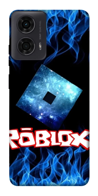Чохол на Motorola Moto G04 Roblox Galaxy Flame Logo фото 1 з 1