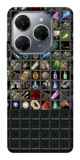 Чехол на TECNO Spark 20 Pro Inventory menu ver.2 фото 1 из 1