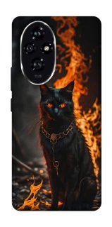 Чохол на Honor 200 Вогняний кіт фото 1 з 1