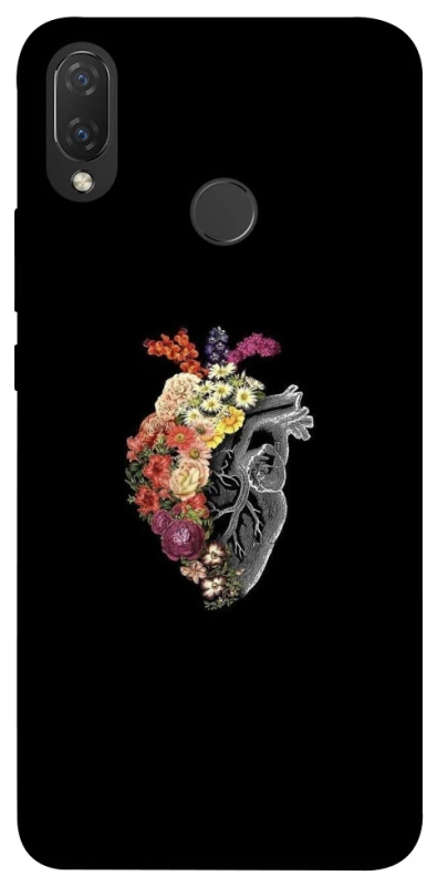 Чохол на Huawei P Smart+ (nova 3i) Heart with flowers фото 1 з 1