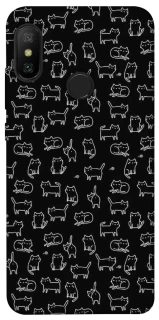 Чохол на Xiaomi Mi A2 Lite / Xiaomi Redmi 6 Pro Black Cats фото 1 з 1